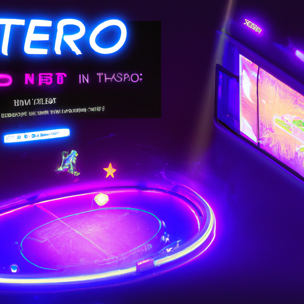 NeonForge hero montage: neon arena, HUD badges, short-match play